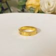 Wholesale Titanium Steel Gold Ring For Sale