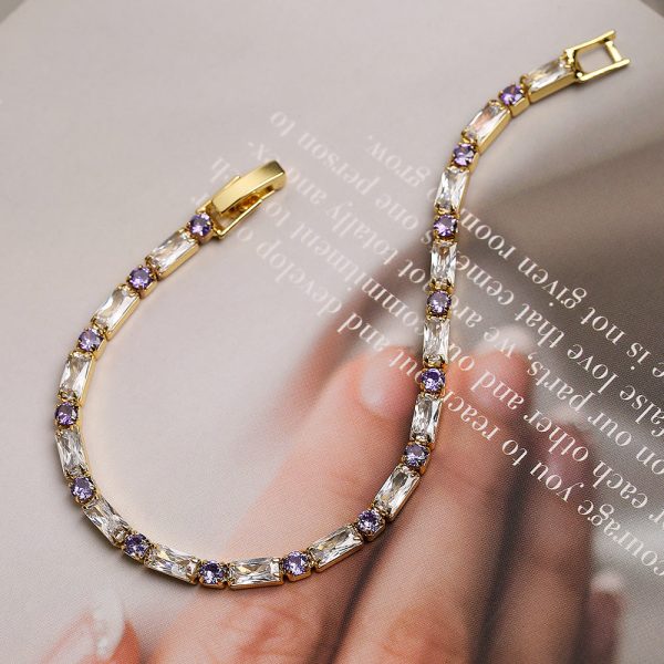 Wholesale Summer Zircon Copper Bracelet Discount