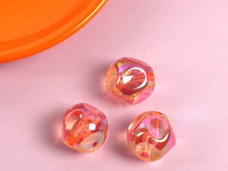 Wholesale 100PCS Acrylic Transparent Fig Beads Online Hot Sale