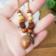 Wholesale Wood Vintage Acorn Necklaces Online Hot Sale