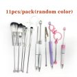 Wholesale 11pcs pack DIY Beadable Set Ballpoint Pen Makeup Brush Set Keychain Card Holder on Sale