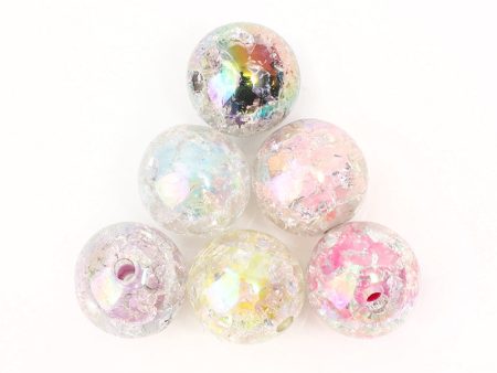 Wholesale 100PCS Acrylic Diy Round Beads For Sale