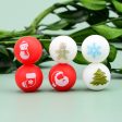 Wholesale 100PCS Silicone Christmas Theme Beads Fashion