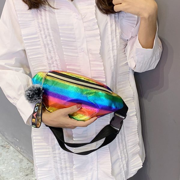 Wholesale Laser PU Waistpack Chest Bag Fashion