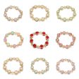 Wholesale 2pcs Multicolor Crystal Glass Beads Bracelet Online Hot Sale