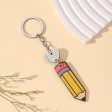 Wholesale Teacher s Day Pencil Love Wooden Keychain Hot on Sale