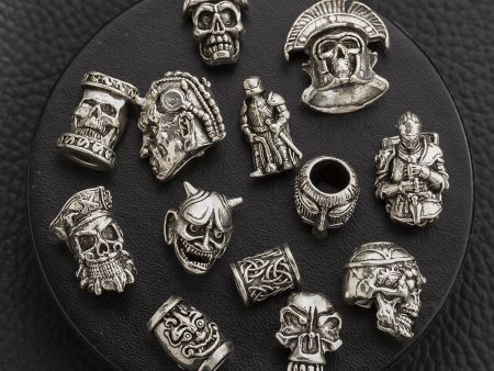 Wholesale Alloy Demon Skull Large Aperture Beads DIY Keychain Accessories Beads Fashion