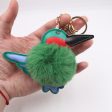 Wholesale Woodpecker Hair Ball Keychain Online Hot Sale