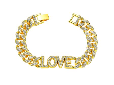 Wholesale Alphabet LOVE Alloy Bracelet Supply