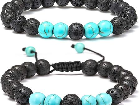 Wholesale Turquoise Lava Bracelet For Discount