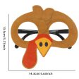 Wholesale Thanksgiving Children s and Adult Party Decoration Supplies Festival Turkey Style Eyeglass Frame Online Hot Sale