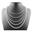 Wholesale Twist Chain Titanium Steel Necklaces Supply