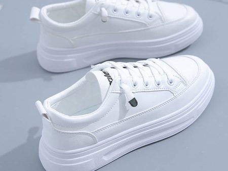 Wholesale Ladies Leather White Shoes Hot on Sale