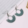 Wholesale Vintage Scalloped Alloy Earrings Online Hot Sale