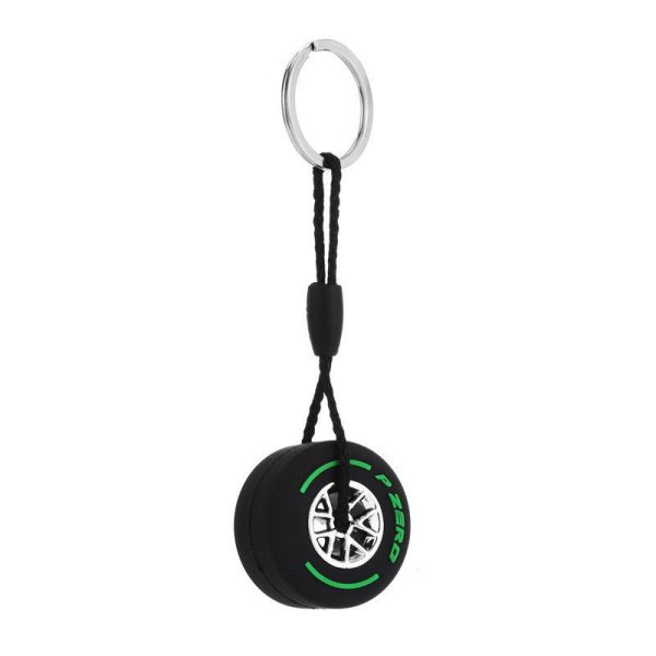 Wholesale Tire Soft Rubber Keychains Fashion