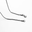 Wholesale Twist Chain Titanium Steel Necklaces Supply