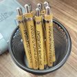 Wholesale of 7 Sets of Bamboo and Wood Ballpoint Pens Supply