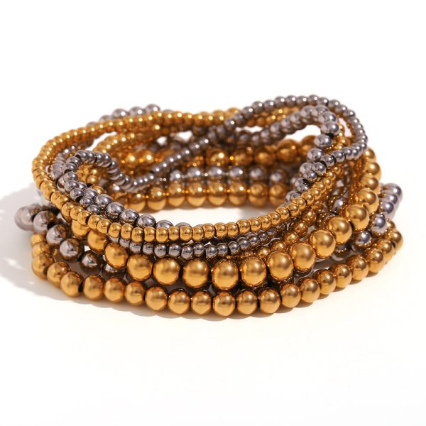 Wholesale Vintage Bead Stainless Steel Bracelet Online