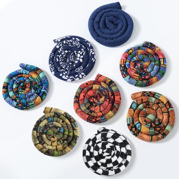 Wholesale Bendable Wire Hair Scrunchies Set High Ponytail Spiral Lock Colorful Dreadlocks Fashion