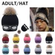 Wholesale Wool Ball Caps, Warm Glasses, Stars, Outdoor Knitted Wool Pullover Hats Discount