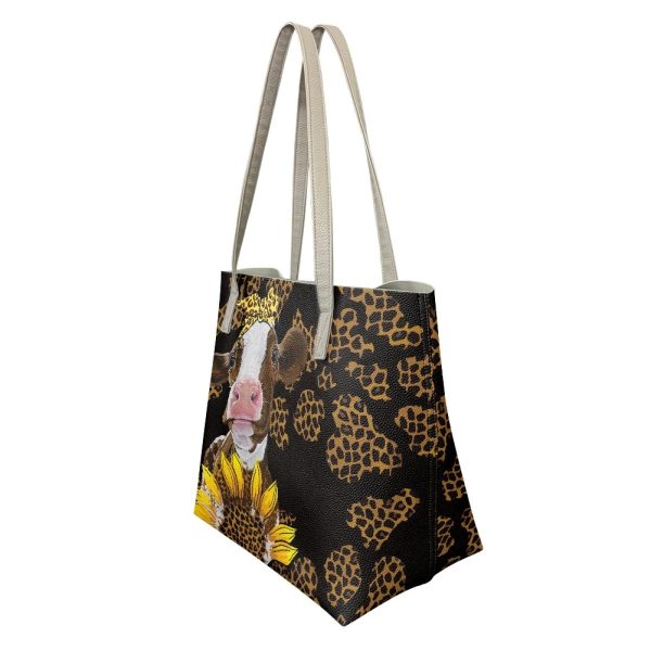 Wholesale Cow Printed Women s PU Handbag Shoulder Bag Online Hot Sale