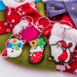 Wholesale Silicone Christmas Decorations Keychain For Sale