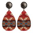 Wholesale 2 Pairs Pack Aztec Metal Wooden Earrings Hot on Sale