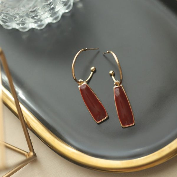 Wholesale Vintage Geometric Alloy Earrings Fashion