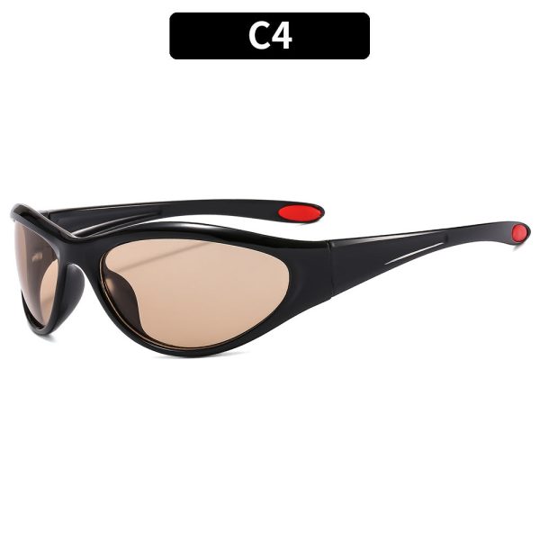 Wholesale Y2K Futuristic Cycling Sports PC Sunglasses Cheap