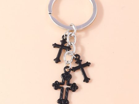 Wholesale Vintage Cross Metal Keychains Supply