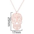 Wholesale Vintage Terror Skull Head Stainless Steel Necklace Hot on Sale