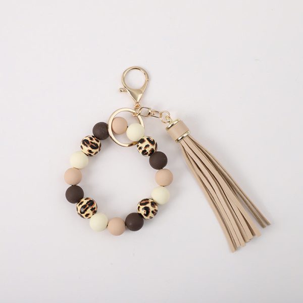 Wholesale Tassel Silicone Wrist Keychain Sale