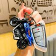 Wholesale Zinc Alloy Harley Motorcycle Return Car Keychain on Sale