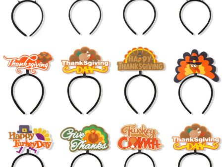 Wholesale Thanksgiving Party Decoration Turkey Head Hoop Props Hot on Sale