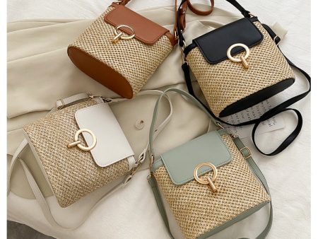 Wholesale Handheld Crossbody Straw Woven Bag on Sale