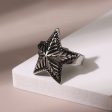 Wholesale Vintage Five-pointed Star Open Alloy Ring Online