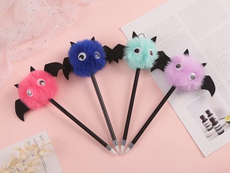 Wholesale Halloween Imp Plastic Plush Cartoon Ball Point Pen Hot on Sale