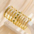 Wholesale Zircon Gold Titanium Steel Diamond Bracelet Hot on Sale