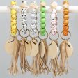 Wholesale Wood Tassel Bracelets Keychains Cheap