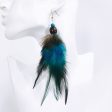 Wholesale 2pair pack Peacock Feather Earrings Online