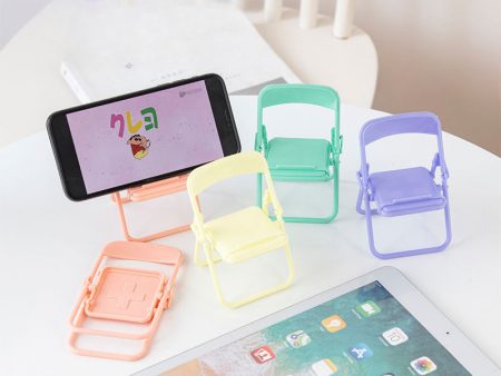 Wholesale Plastic Creative Folding Chair Mobile Phone Bracket For Sale