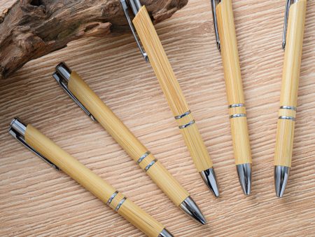 Wholesale Push Bamboo Ballpoint Pens For Sale