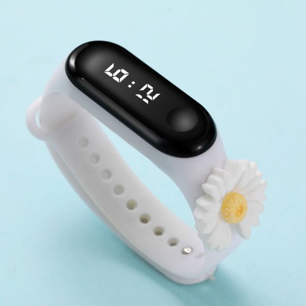 Wholesale Plastic Daisy Electronic Watch for Kids Fashion