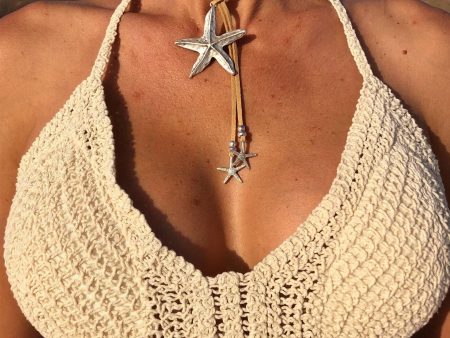 Wholesale Bohemian Starfish Alloy Necklace Sale