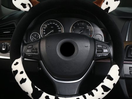 Wholesale Steering Wheel Cover with Plush Cow Shape Online