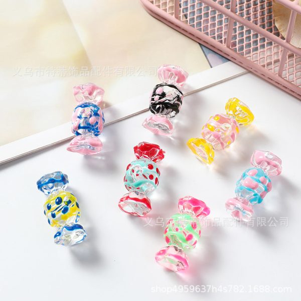 Wholesale 50PCS Cute Candy Pearl Beads For Cheap