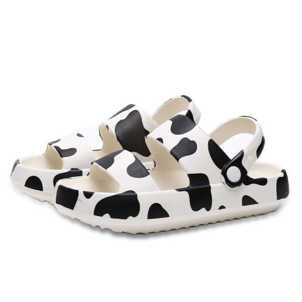 Wholesale Summer EVA Cow Platform Sandals For Cheap