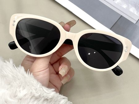 Wholesale Cat Eye Rice Nail PC Sunglasses For Sale