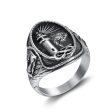 Wholesale Vintage Sea Life Titanium Steel Ring Online Sale