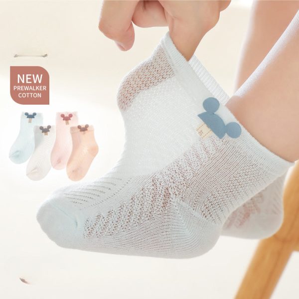 Wholesale Thin Breathable Mesh Newborn Kids Sock Online Hot Sale